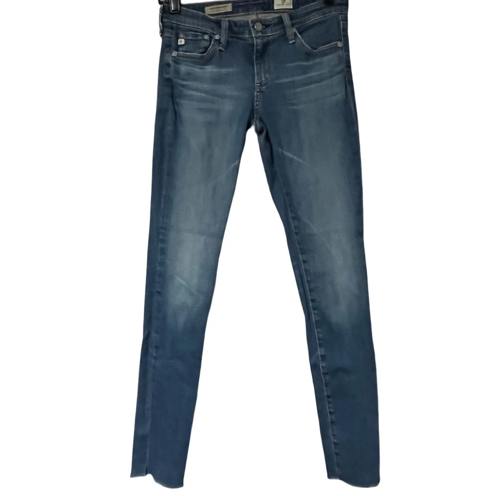 AG Adriano Goldschmied The Legging Ankle Super Skinny Jeans Denim Blue Women 26R